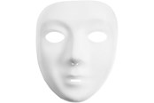Kunst & Handwerk Ausstattung - Creativ Company Mask White Plastic Velour - 592440