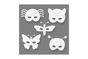 Schilder und Karten - Creativ Company Insect masks Cardboard 16st. - 95215