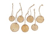 Kleiderbügel und Haken - Creativ Company Wooden Disc with Hanging Eye - 50281