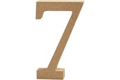 Kunst & Handwerk Ausstattung - Creativ Company Number 7 MDF 8cm 1pc. - 56398