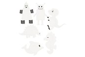 Kunst & Handwerk Ausstattung - Creativ Company Embroidery figures Animals and Robots 18 pcs. - 21951