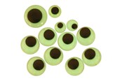 Kunst & Handwerk Ausstattung - Creativ Company Wiggle Eyes Glow in the Dark Self Adhesive 30pcs. - 501020