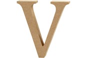 Kunst & Handwerk Ausstattung - Creativ Company Letter V MDF 8cm 1pc. - 56381