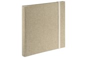Fotoalbum & Archivierung - Hama "Tessuto" Jumbo Album 30x30 cm 60 White Pages beige - 3847
