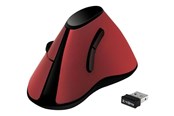 Maus - LogiLink Ergonomic vertical mouse wireless 2.4 GHz red - Vertical mouse (Rot) - ID0159