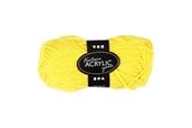Garn & Zubehör - Creativ Company Acrylic Yarn Yellow 50gr 80m - 421790