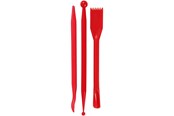 Kreativ-Spiele - Creativ Company Modeling tools Red 3pcs. - 78266