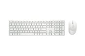 Tastaturen - Dell Pro - Tastatur & Maus Set - Deutsch - Weiss - KM5221W-WH-GER