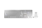 Tastaturen - Cherry DW 9100 SLIM - Tastatur & Maus Set - Französisch - Weiss - JD-9100FR-1