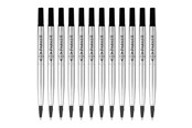Utensilien zum Schreiben und Zeichnen - Parker Nachfüllmine für Rollerball mit mittlerer Spitze | schwarz | 12 Stück - 1950278