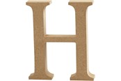 Kunst & Handwerk Ausstattung - Creativ Company Letter H MDF 8cm 1pc. - 56367