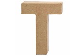 Kunst & Handwerk Ausstattung - Creativ Company Letter Papier-mache Small - T - 26658