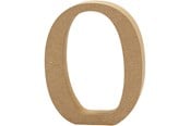 Kunst & Handwerk Ausstattung - Creativ Company Letter O MDF 8cm 1pc. - 56374