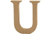 Kunst & Handwerk Ausstattung - Creativ Company Letter U MDF 8cm 1pc. - 56380