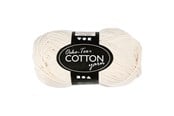 Garn & Zubehör - Creativ Company Cotton yarn Off-White 50gr 170m - 431030