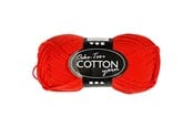 Garn & Zubehör - Creativ Company Cotton yarn Red 50gr 170m - 431080