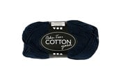Garn & Zubehör - Creativ Company Cotton yarn Dark blue 50gr 170m - 431280