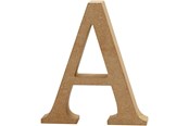 Kunst & Handwerk Ausstattung - Creativ Company Letter A MDF 13cm 1pc. - 56310