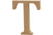Kunst & Handwerk Ausstattung - Creativ Company Letter T MDF 13cm 1pc. - 56329