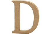 Kunst & Handwerk Ausstattung - Creativ Company Letter D MDF 13cm 1pc. - 56313