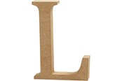 Kunst & Handwerk Ausstattung - Creativ Company Letter L MDF 13cm 1pc. - 56321