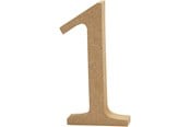 Kunst & Handwerk Ausstattung - Creativ Company Number 1 MDF 13cm 1pc. - 56339