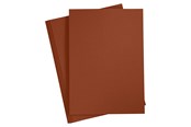 Papier, Fotopapier und Etiketten - Creativ Company Colored Cardboard Coffee Brown A4 20 Sheets - 21125