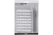 Kunst & Handwerk Ausstattung - Creativ Company Stamp Set Rubber Letters and Numbers White - 78286