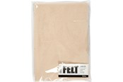 Kunst & Handwerk Ausstattung - Creativ Company Hobby Felt Light Beige A4 10 Sheets - 45517