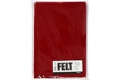 Kunst & Handwerk Ausstattung - Creativ Company Craft felt Antique Red A4 10 sheets - 45507