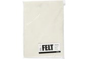 Kunst & Handwerk Ausstattung - Creativ Company Hobbyfelt Off-white A4 10 Sheets - 45501