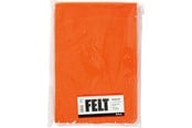 Kunst & Handwerk Ausstattung - Creativ Company Hobby Felt Orange A4 10 Sheets - 45503