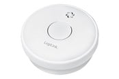 Smart-Home - LogiLink Smoke detector with replaceable zinc carbon battery 1 year battery - SC0015