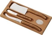 Küchengerät - Jean Dubost Laguiole Cheese Set (Olive Wood) - JL0032525BV1051