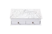 Kunst & Handwerk Ausstattung - Creativ Company Jewelery box Papier mâché Mermaid with mirror - 50440