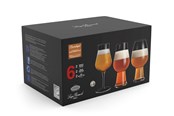 Tischgedeck - Luigi Bormioli Ølglassæt tester ale og hvede Birrateque 3 x 2 st - 17345