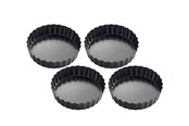 Backzubehör - KÜCHENPROF Bageforme sort 4stk 12cm - K0810011004