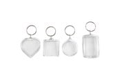 Kunst & Handwerk Ausstattung - Creativ Company Keychain Shapes 4pcs. - 512730
