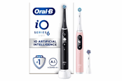 Elektrische Zahnbürsten - Oral-B Elektrische Zahnbürste iO6 Duo Pack Black Lava/Pink Sand - 2 handles - 4210201448877