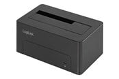 Festplatten Zubehör - LogiLink USB 3.1 Gen 2 Quickport 1-Bay for 2.5/3.5" SATA HDD/SSD - QP0027