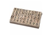 Kunst & Handwerk Ausstattung - Creativ Company Wooden Stamp Set 45pcs. - 28567