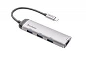 USB-Hubs - Verbatim 49147 USB-Hubs - 4 - silber - 49147