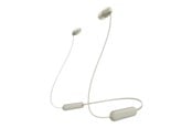 Kopfhörer/Headsets - Sony WI-C100 - Wireless In-ear Headphones - Beige - WIC100C.CE7