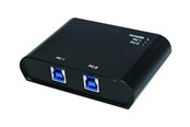 USB-Hubs - LogiLink 2-Port USB 3.0 sharing switch USB-Hubs - USB 3.2 - 2 - Schwarz - UA0216