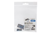 Systemzubehör - LogiLink USB-A port blocker (1x key and 4x locks) - AU0043