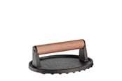 Küchengerät - KÜCHENPROF Kødpresser BBQ stål/palisander Ø18cm - K1066711000