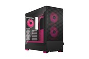 Gehäuse - Fractal Design Pop Air RGB - Magenta Core TG Clear Tint - Gehäuse - Miditower - Rosa - FD-C-POR1A-03