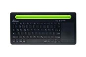 Tastaturen - MediaRange MROS131 - keyboard - compact - with touchpad phone holder - QWERTZ - German/Austrian/Swiss - black/green - Tastaturen - German/Austrian - Grün - MROS131