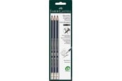 Utensilien zum Schreiben und Zeichnen - Faber-Castell Goldaber with G-tip Pack of 3 - 116896