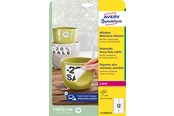 Papier, Fotopapier und Etiketten - Avery Heavy duty labels removable white suitable for in- and outdoor use (-20oC to +80oC) - L4776REV-20